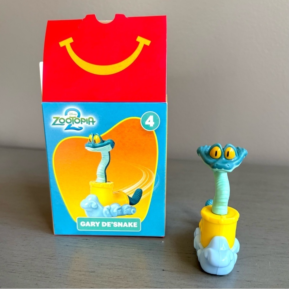 Disney Zootopia 2 McDonalds Happy Meal Toy 2025 Gary De'Snake #4 Toy